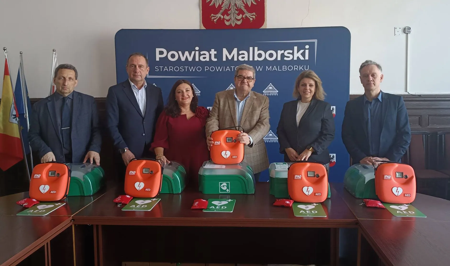 Powiat Malborski - sieć AED