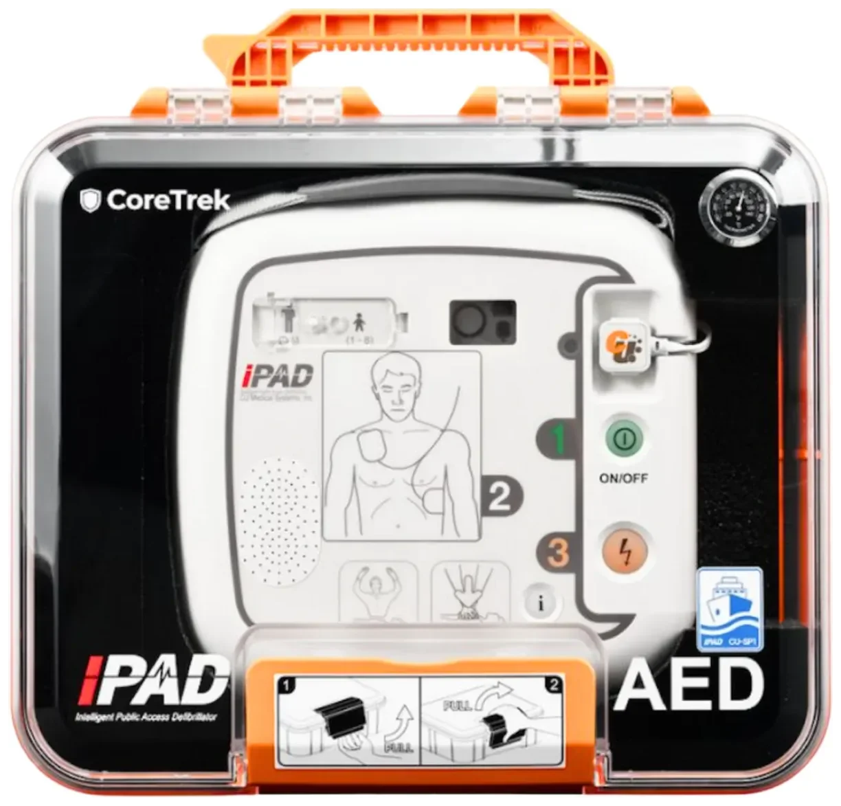 Defibrylator AED CU Medical iPAD CU-SP1 Semi Auto CoreTrek